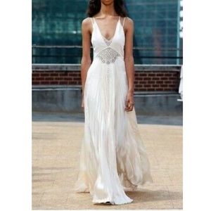 Jonathan Simkhai Kolbi Sands Dress White 8 BNWT